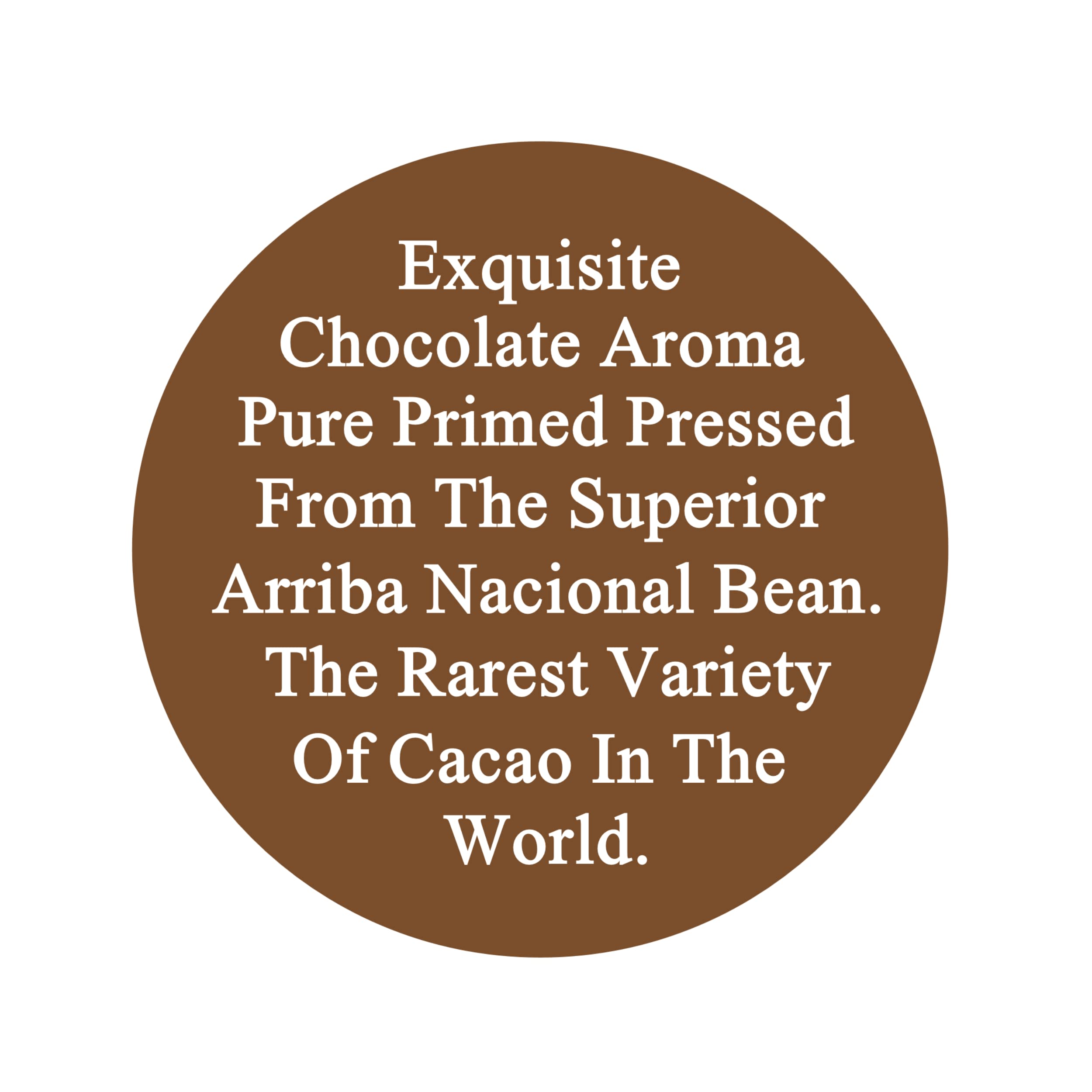 Plant Guru Raw Cocoa Butter 2 Lbs Bar — 100% Pure Arriba Nacional Cacao Bean, Food Grade