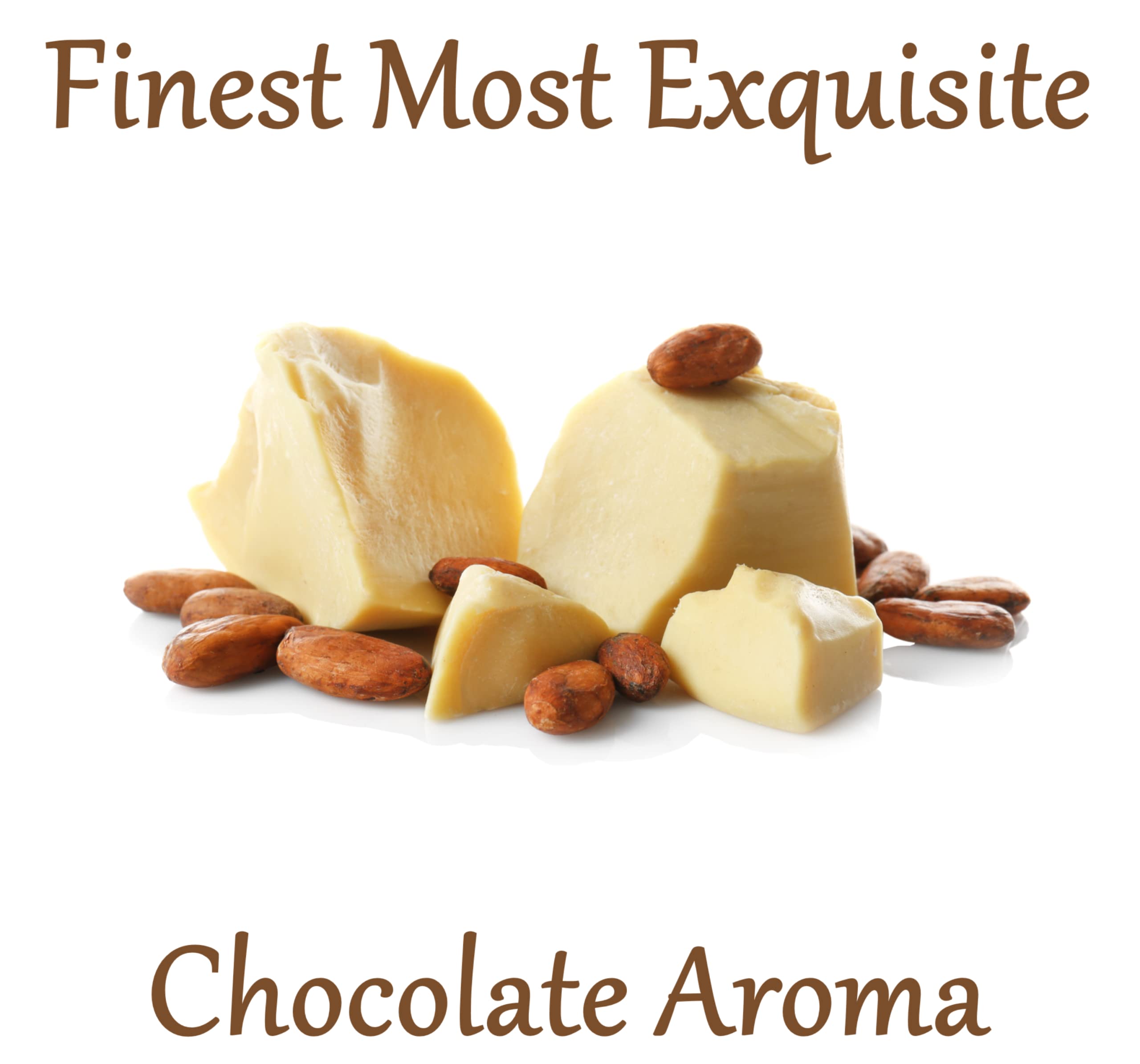 Plant Guru Raw Cocoa Butter 16 oz – 100% Pure Unrefined Arriba Nacional Cocoa, Bulk for Lip Balms & DIY Body Butters