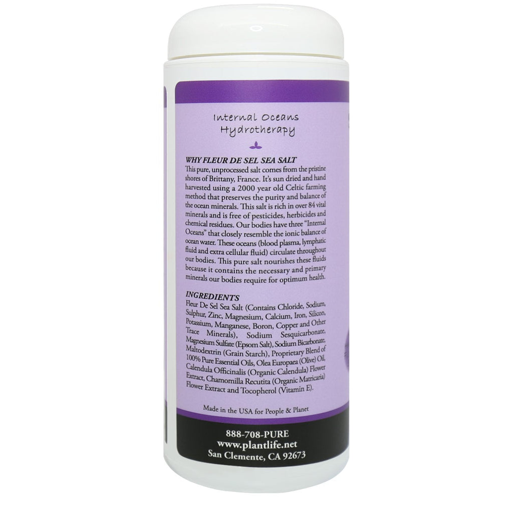 Plantlife Sore Muscle Therapy Bath Salts — Balance, Calm & Release Tension (16 oz) | Made in California