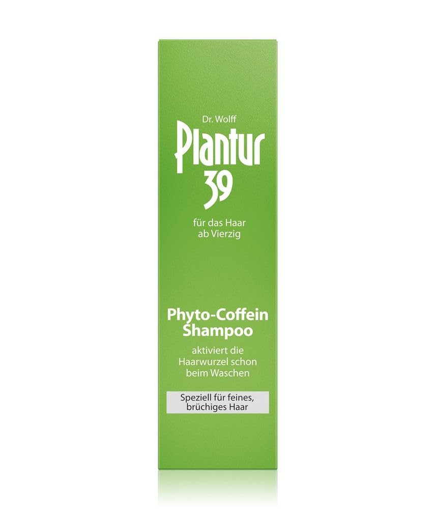 Plantur 39 Coffein Shampoo 250ml – Caffeine-Powered, Color-Safe for Thinning Hair