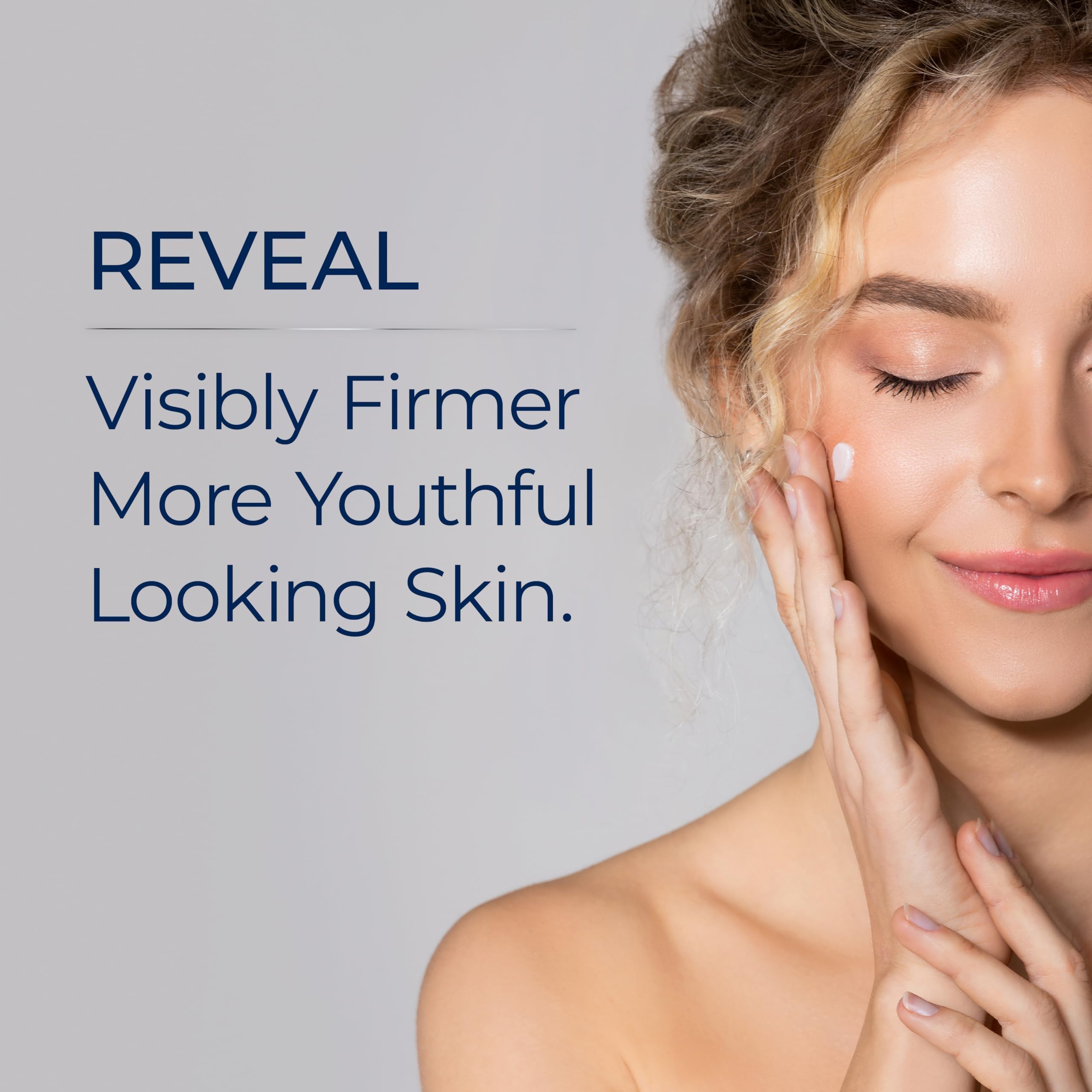 Plexaderm Night Time Collagen Serum – Firm, Fuller-Looking Skin with Peptides, Hyaluronic Acid & Niacinamide