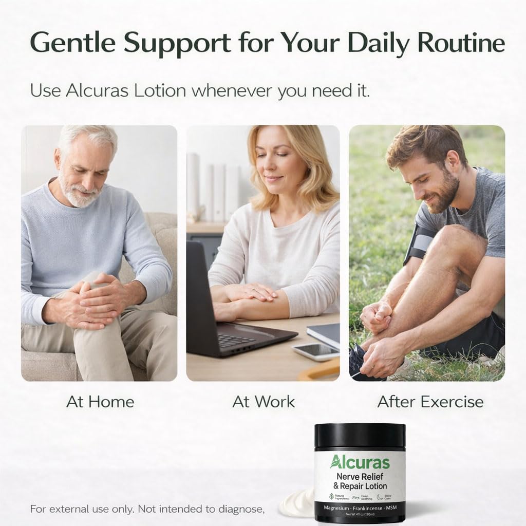 PLYNXE Alcuras Cream – Arnica & Magnesium Lotion for Daily Comfort (4 oz)
