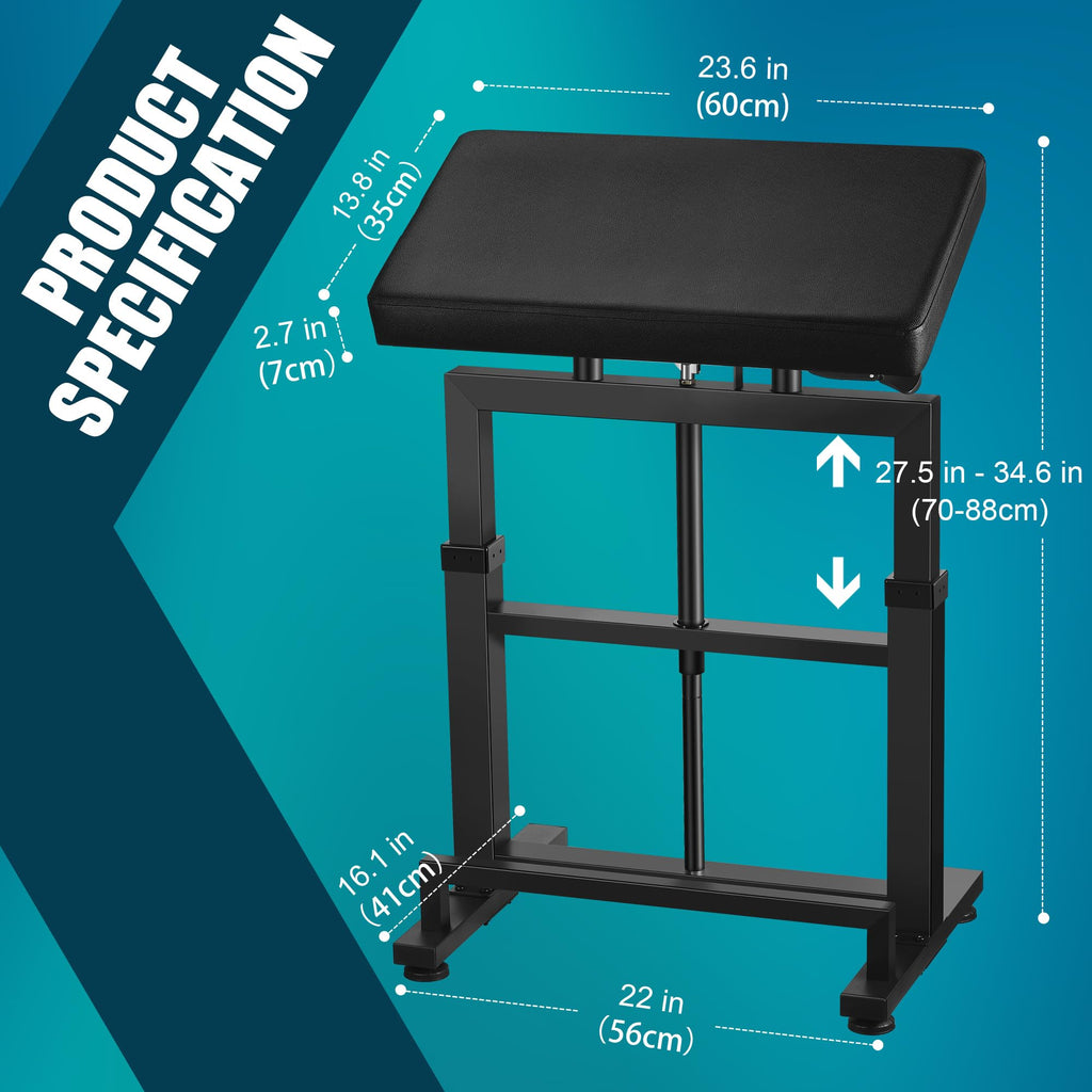 Poarmeey XXL Tattoo Armrest Stand with Hydraulic Height Adjustment | Professional Tattoo Equipment