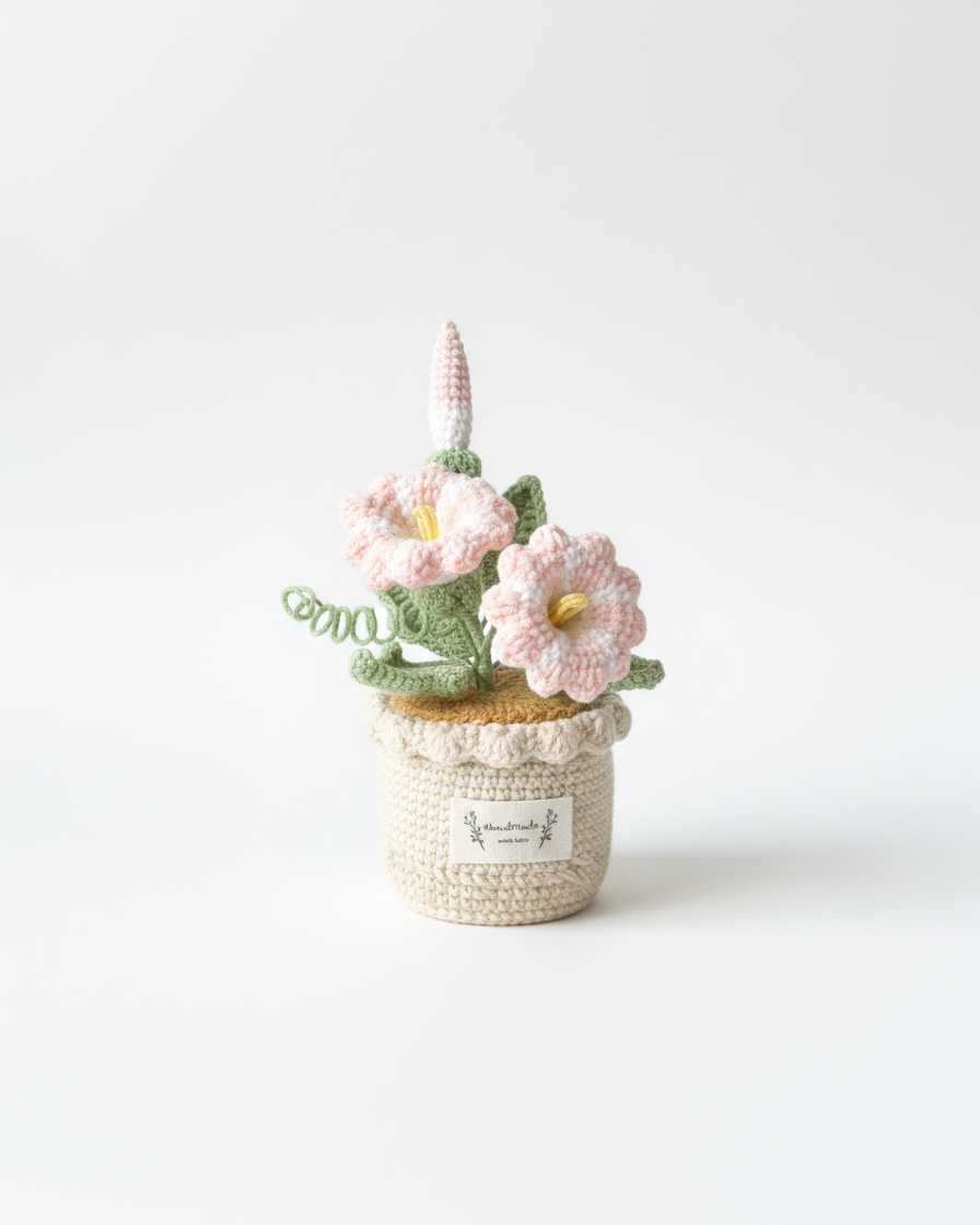 Morning Glories Table Charm