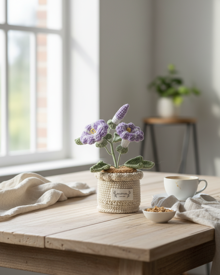 Morning Glories Table Charm