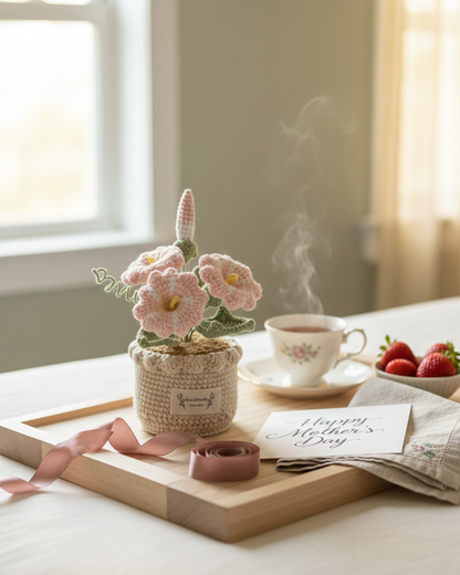 Morning Glories Table Charm