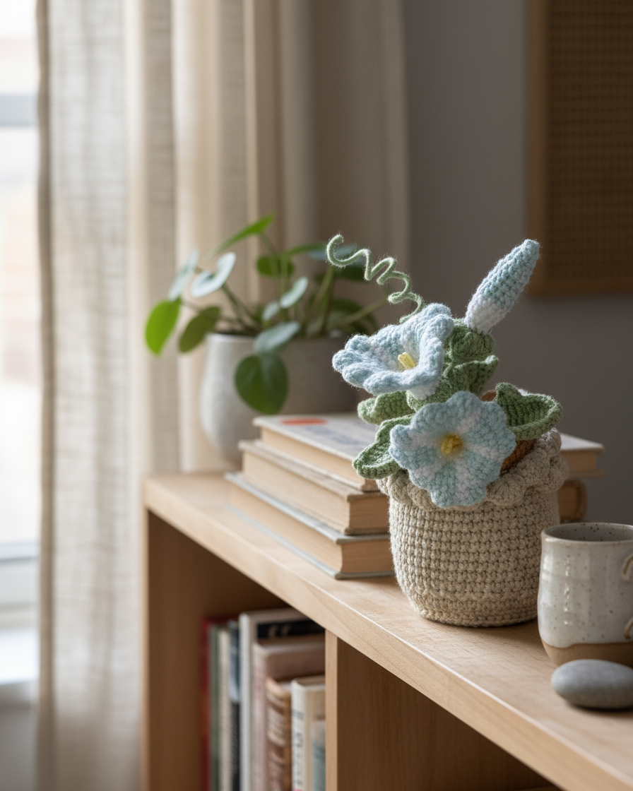 Morning Glories Table Charm
