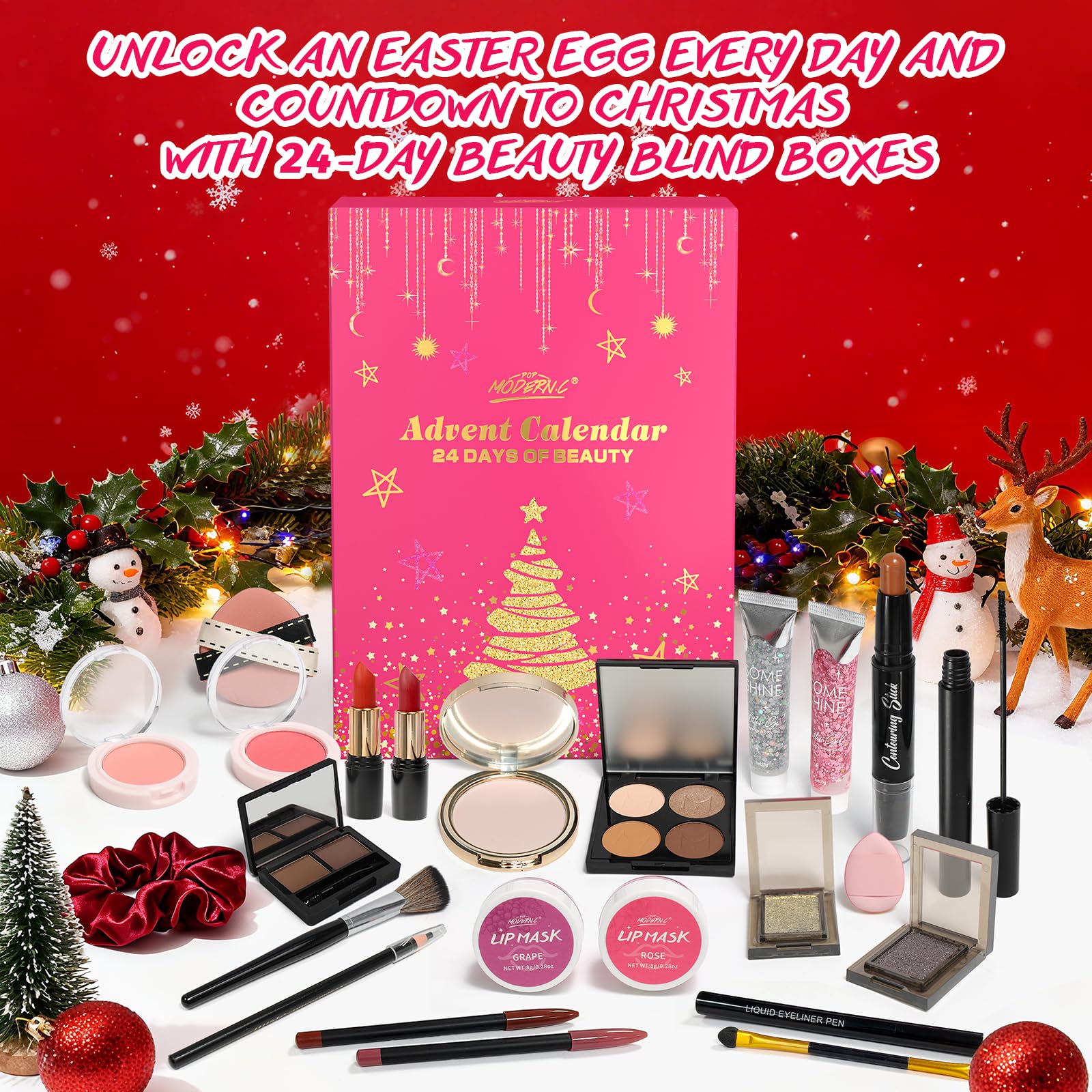 POP MODERN.C Makeup Advent Calendar 2025 – 24 Days of Beauty Gifts