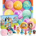 POPBATH XXL Kids Bath Bombs with Surprise Inside – 6-Pack Organic Gift Set