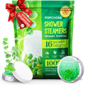 POPCHOSE Shower Steamers Aromatherapy 16 Pack – Eucalyptus, Home Spa & Self-Care
