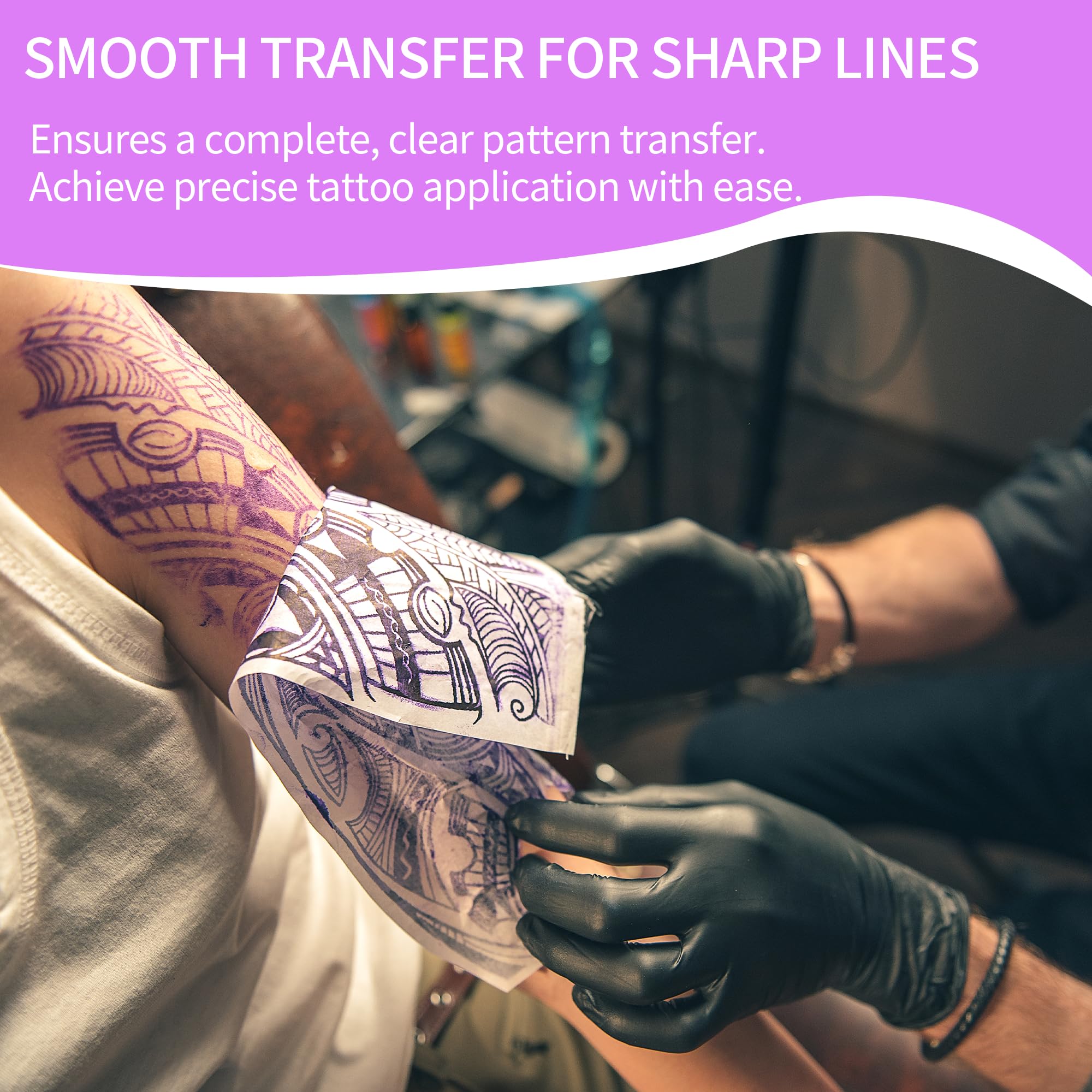 POSEIDON Tattoo Stencil Transfer Gel – Long-Lasting, Smudge-Proof, Juicy Grape Scent (4 fl oz / 120 ml)