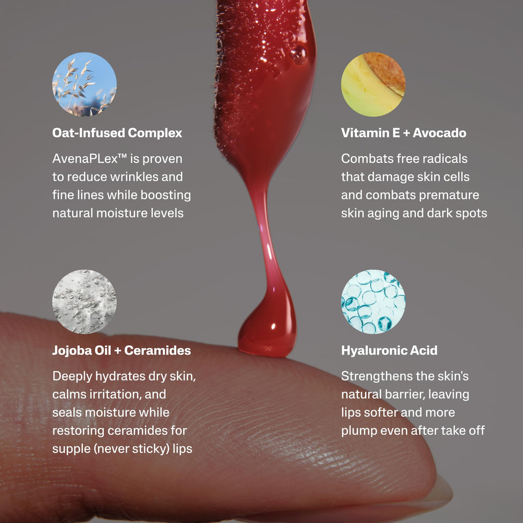 Pound Cake Cake Theory Lip Tone Equalizing Oil – Hydrating, High-Shine Lip Oil in Browning