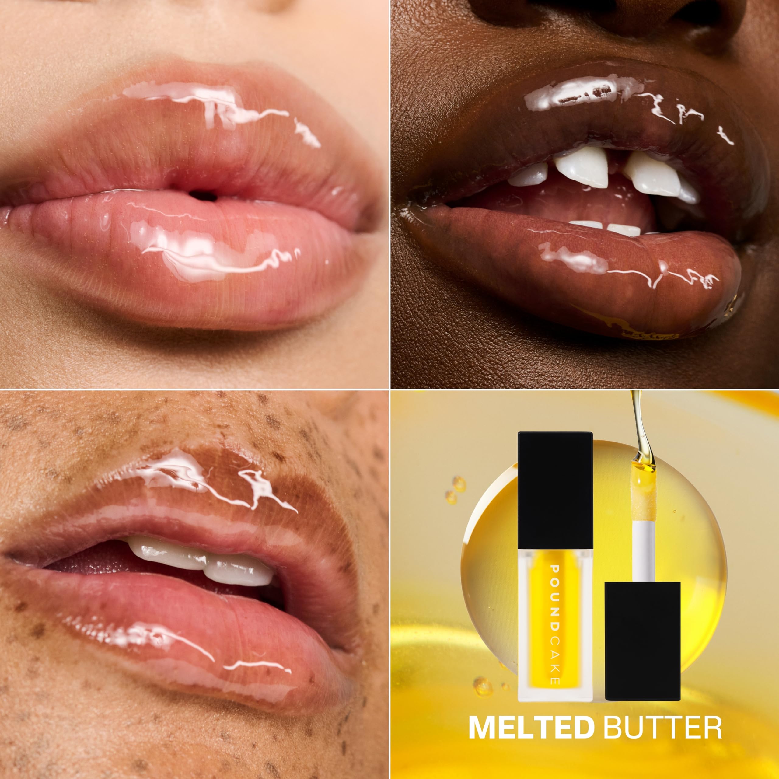 POUND CAKE Cake Theory Lip Tone Equalizing Oil – Hydrating High-Shine Lip Oil (Melted Butter)