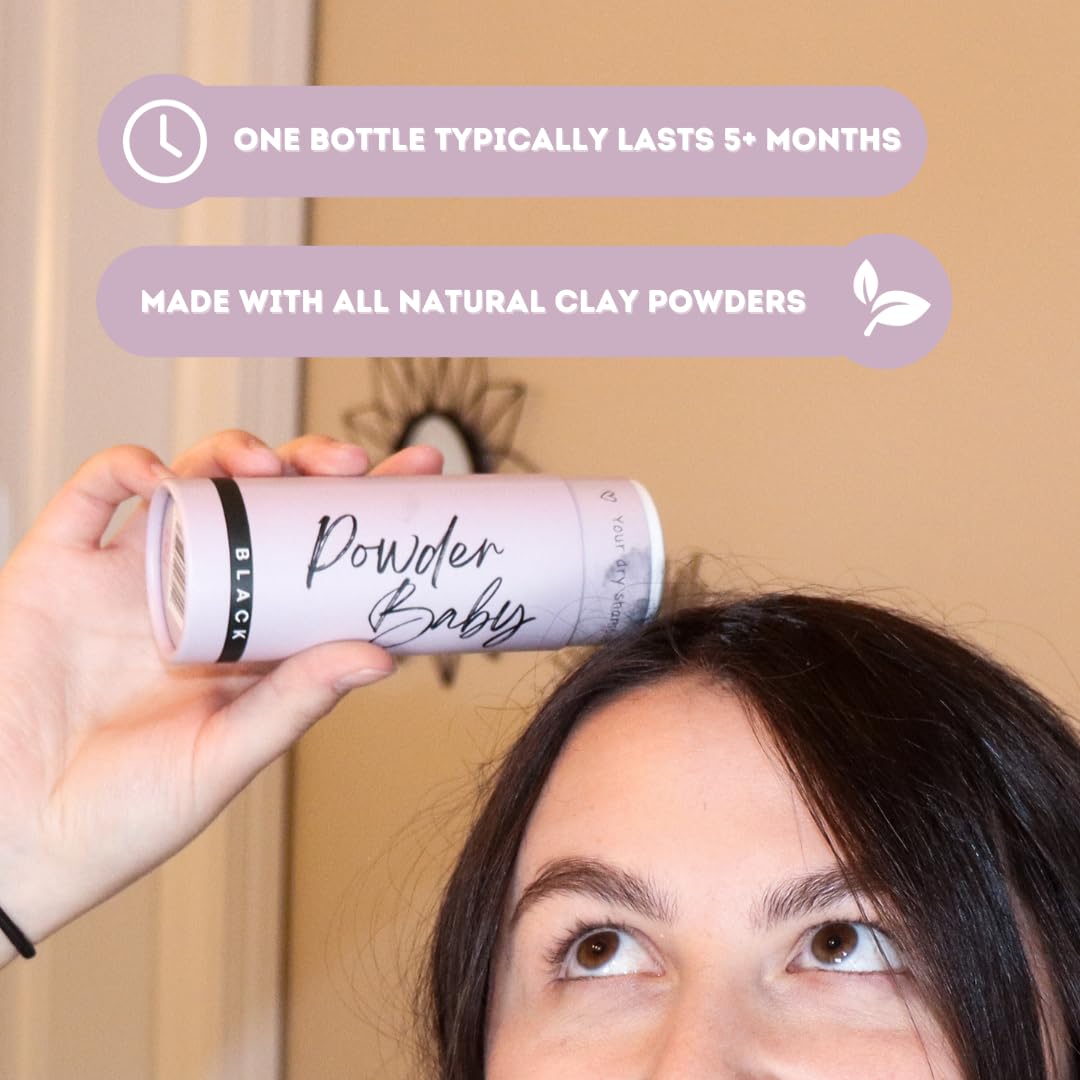 Powder Baby Dry Shampoo Powder - 1.7 oz | Vegan, Non-Aerosol, Blonde Tint, Eco Packaging