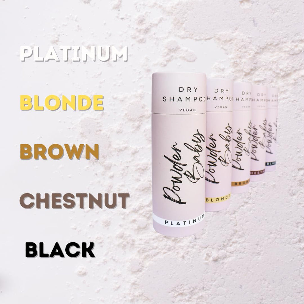 Powder Baby Dry Shampoo Powder - 1.7 oz | Vegan, Non-Aerosol, Blonde Tint, Eco Packaging