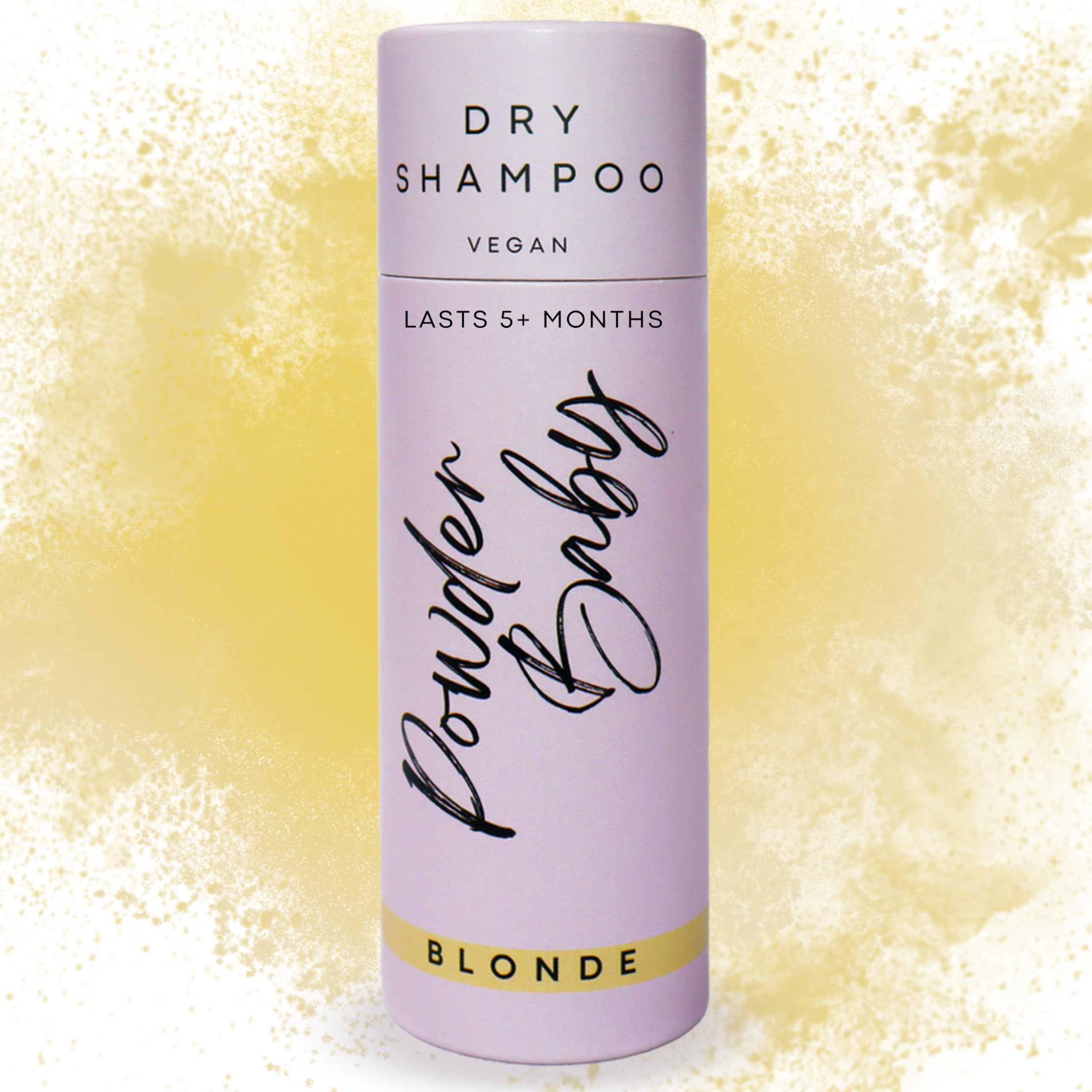 Powder Baby Dry Shampoo Powder - 1.7 oz | Vegan, Non-Aerosol, Blonde Tint, Eco Packaging