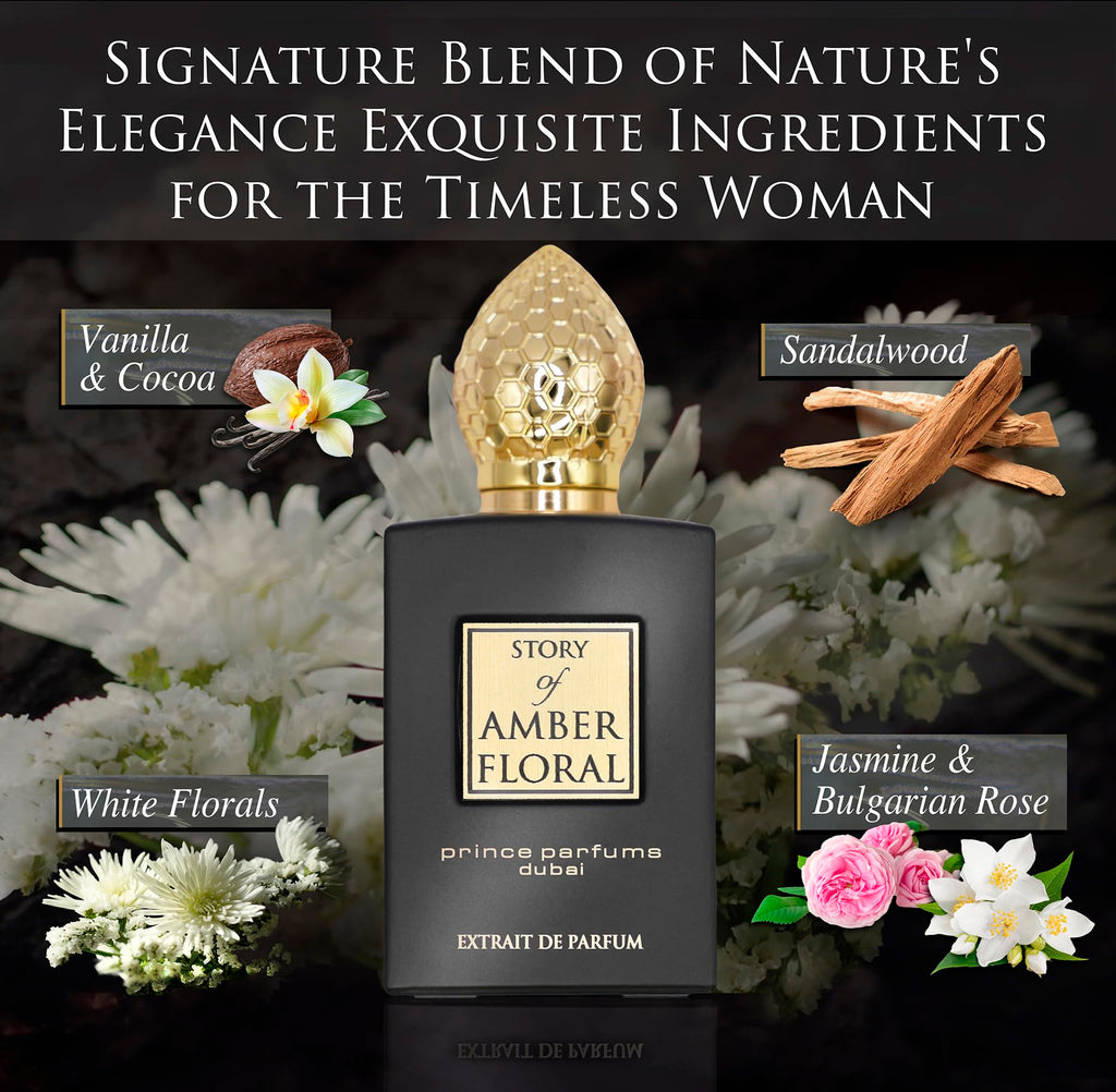Prince Parfums Dubai Women’s Discovery Kit – 5 x 10ml Extrait & EDP Sprays (Al Hayat, Vanille Patchouli, Freesia Magnolia, Gourmand Vanilla, Amber Floral)