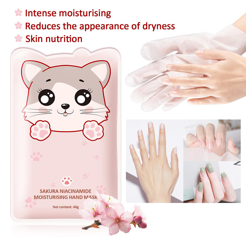 PPPanYiDi Hand Masks Moisturizing Gloves – 12 Pairs Hydrating Hand Peel Masks Gift Set for Dry Hands