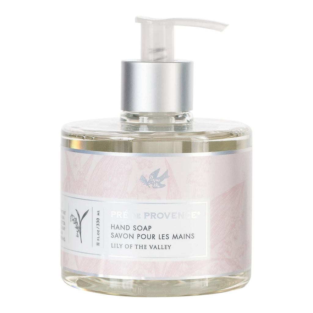 Pre de Provence Lily Valley Hand Soap — Shea Butter, Vitamin E & Glycerin, Softens & Cleanses, 11 oz