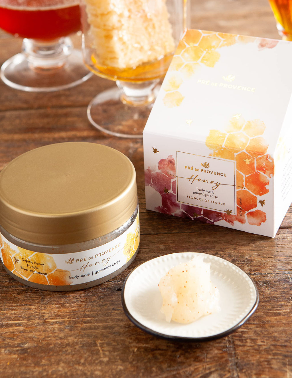 Pre de Provence Honey Collection Deeply Nourishing Body Scrub – 6.7 Fl Oz