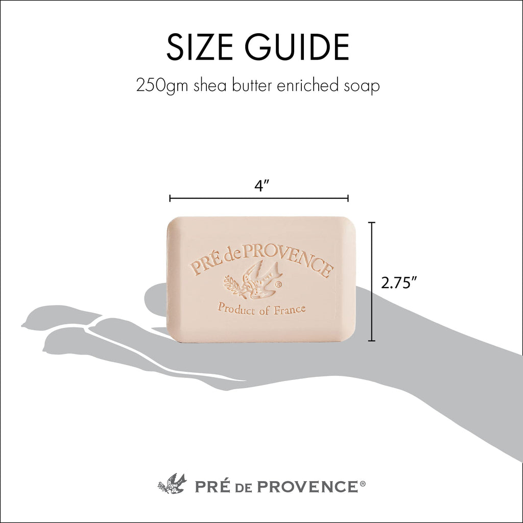 Pre de Provence Jade Vine Artisanal Soap Bar — Organic Shea Butter, Quad Milled, 8.8 oz