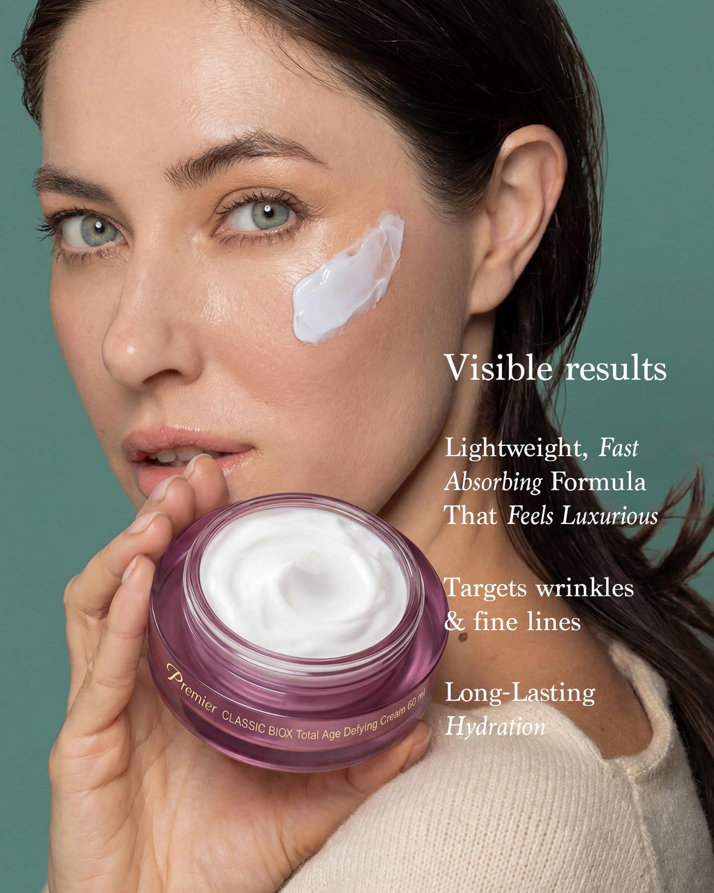 Premier BIOX Total Age-Defying Cream – Dead Sea Minerals, Retinol, Hydration