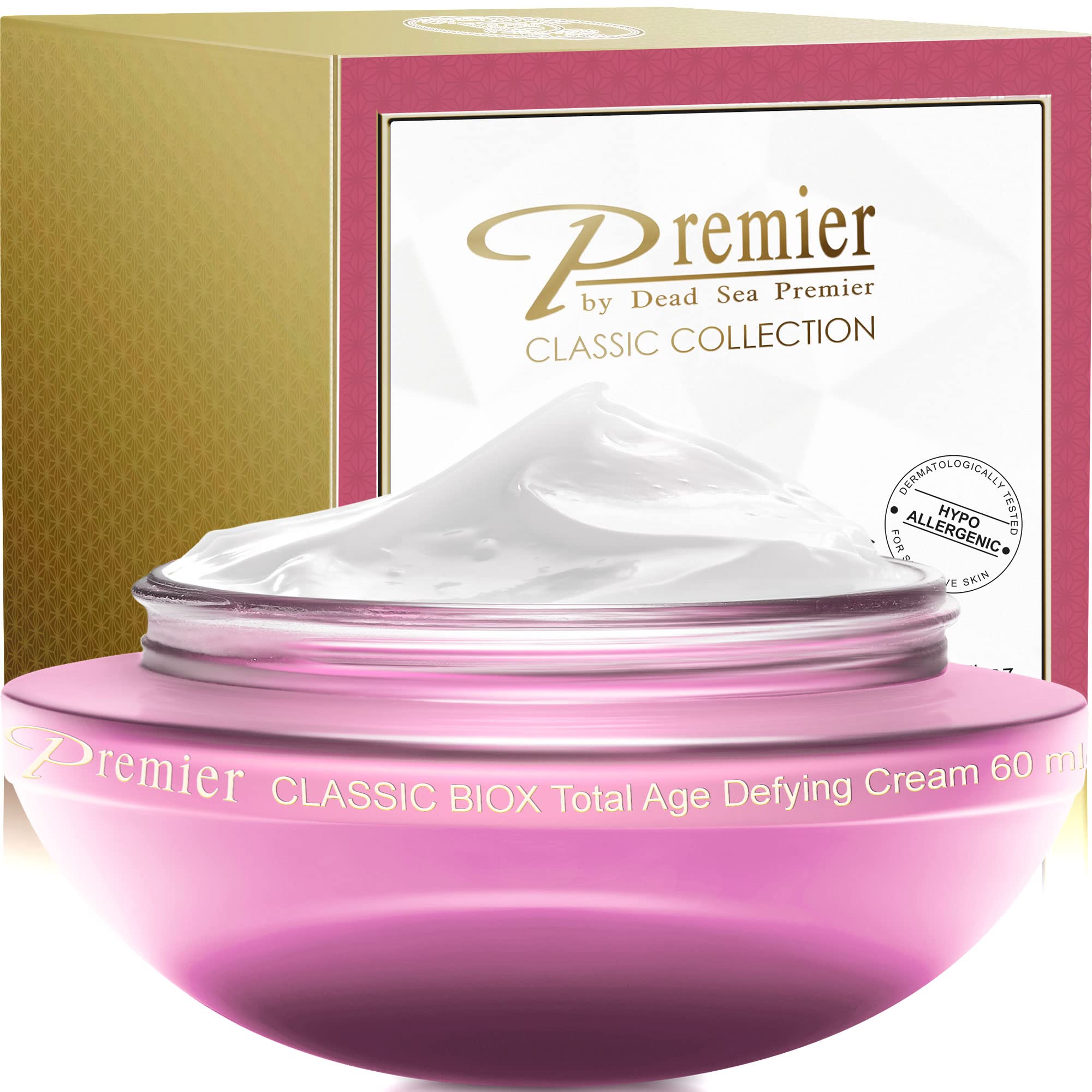 Premier BIOX Total Age-Defying Cream – Dead Sea Minerals, Retinol, Hydration