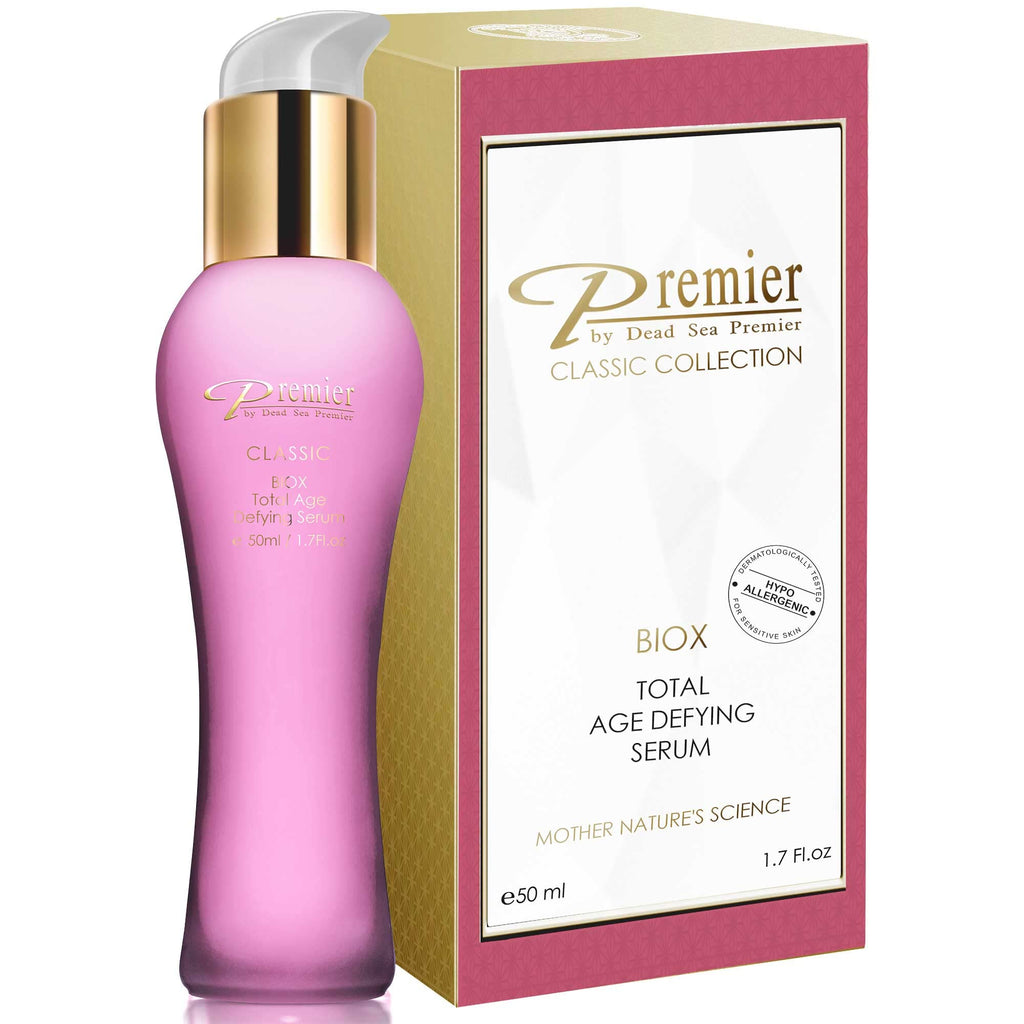 Premier Dead Sea BIOX Serum – Total Age Treatment, Anti-Age Gel (1.6 fl oz)