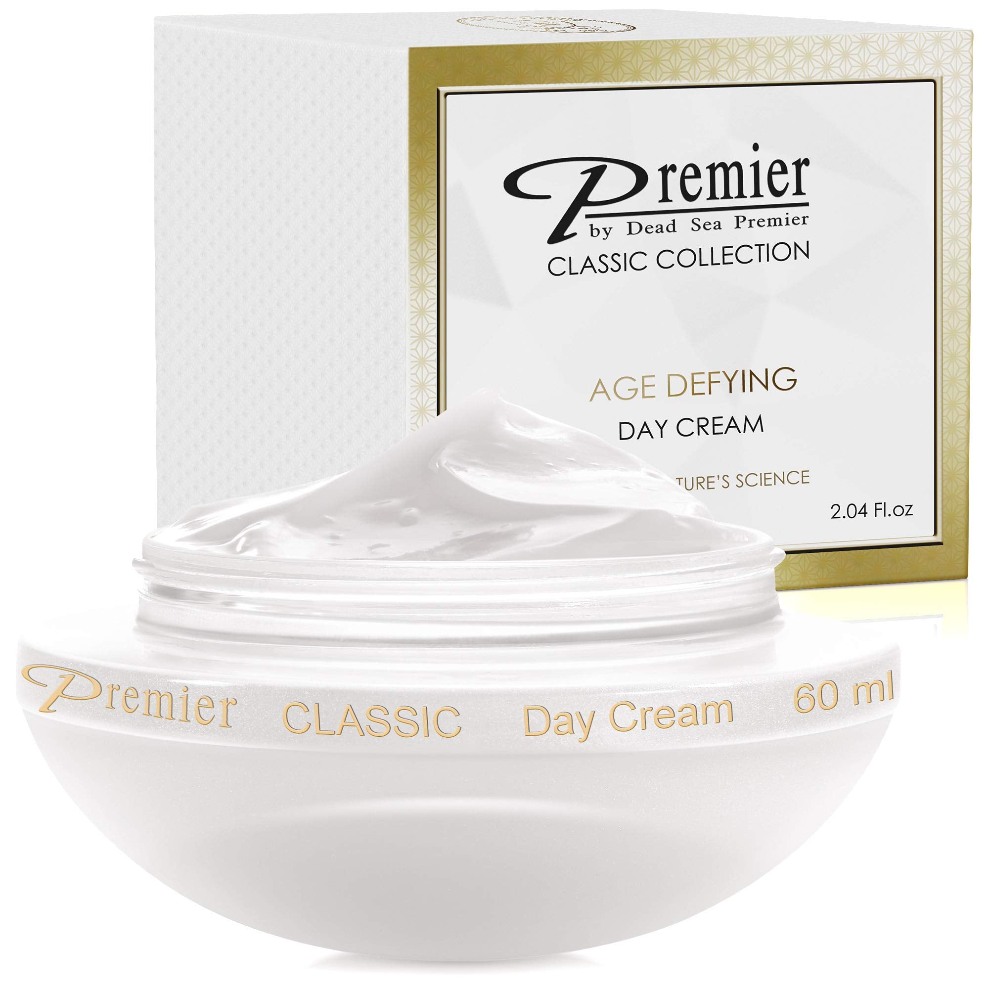 Premier Dead Sea Day Cream – SPF 17, Anti-Aging, Quick-Absorbing, Non-Greasy (2.04 fl oz) | Classic Collection