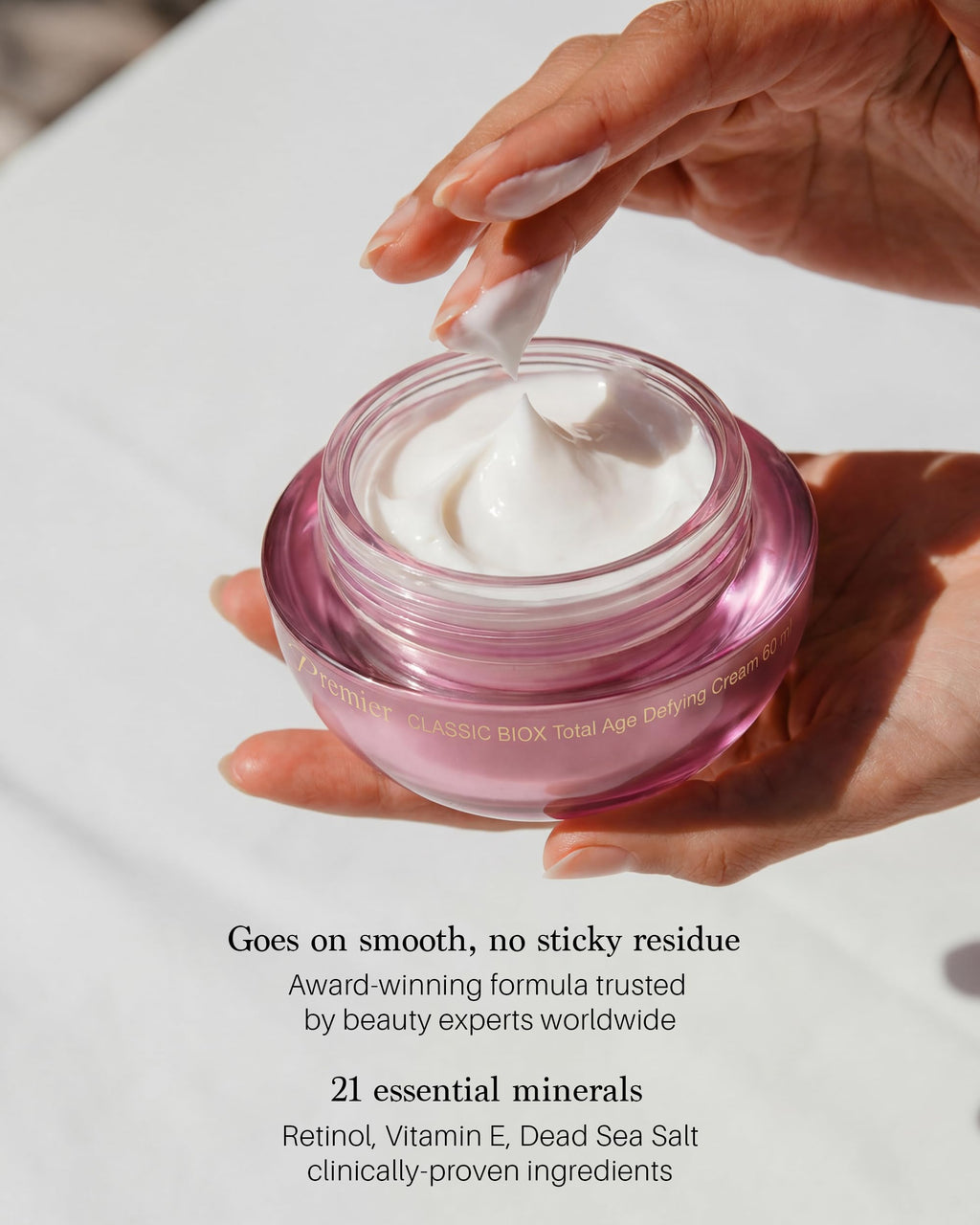 Premier BIOX Total Age-Defying Cream – Dead Sea Minerals, Retinol, Hydration