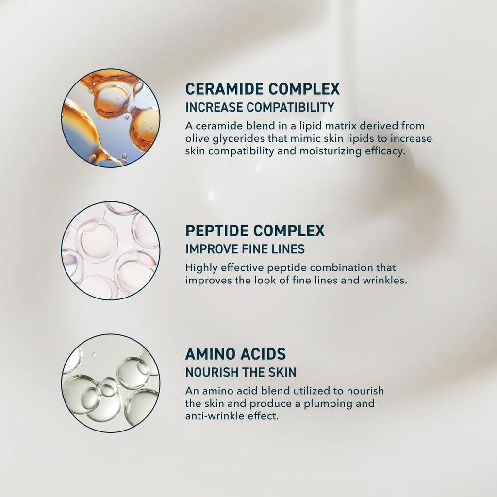 Prequel Skin Half and Half Fluid Moisturizer: Lightweight Ceramide Peptide Lotion