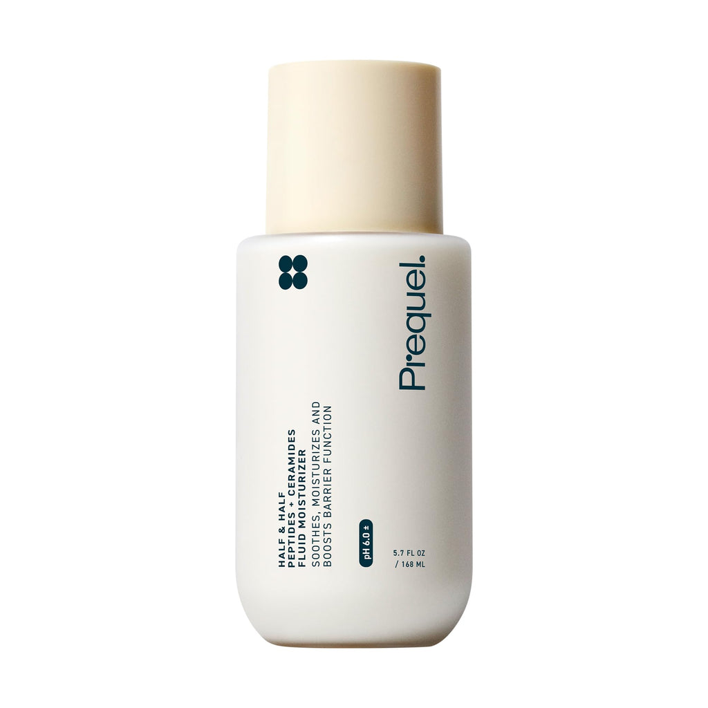 Prequel Skin Half and Half Fluid Moisturizer: Lightweight Ceramide Peptide Lotion