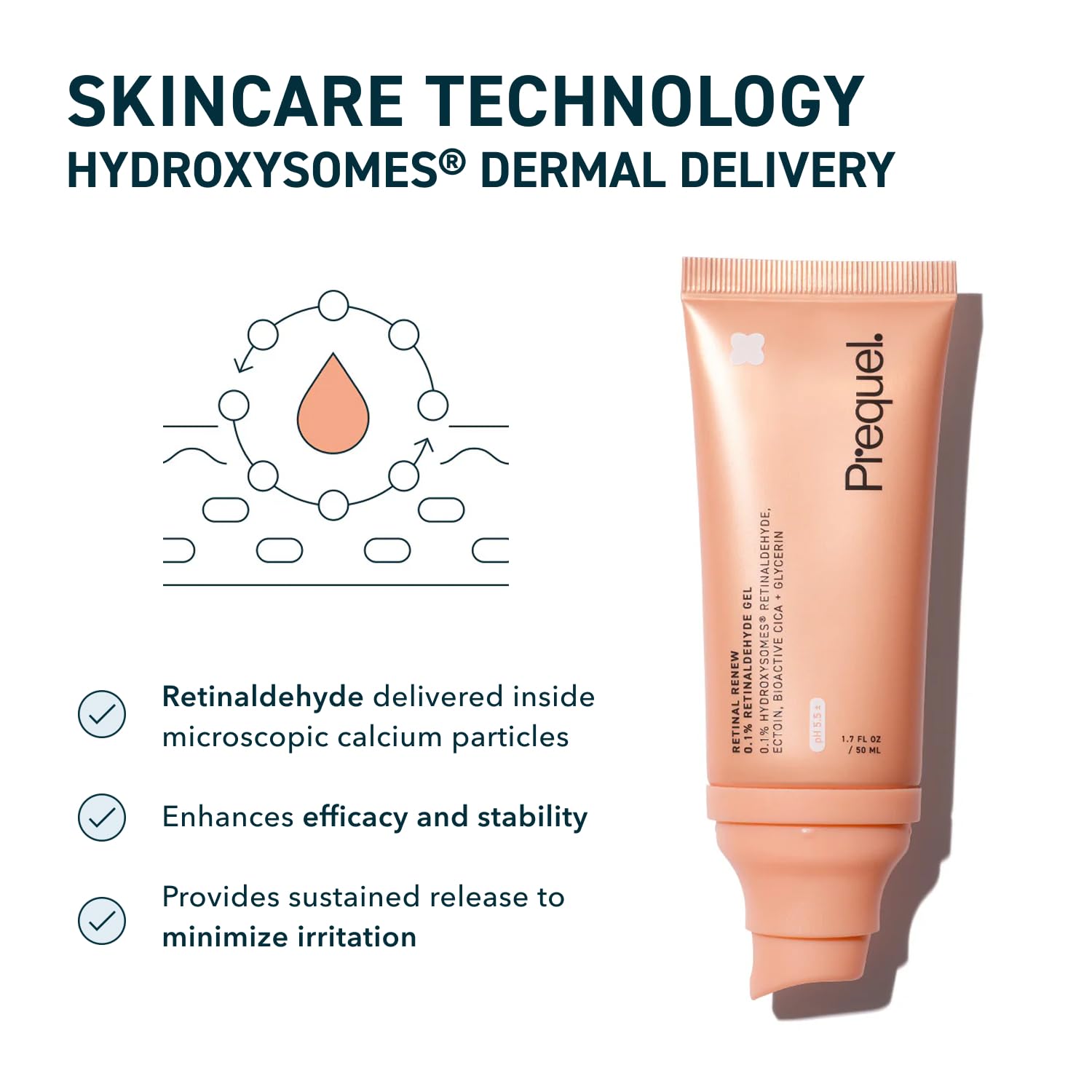 Prequel Skin Retinal Renew – 0.2% Retinaldehyde Gel with Ectoin & Jojoba Oil