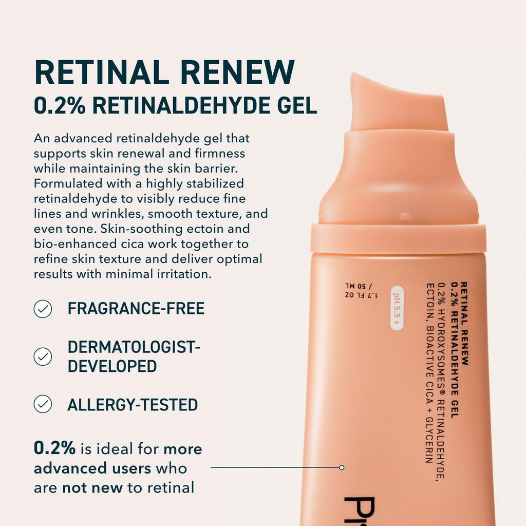 Prequel Skin Retinal Renew – 0.2% Retinaldehyde Gel with Ectoin & Jojoba Oil
