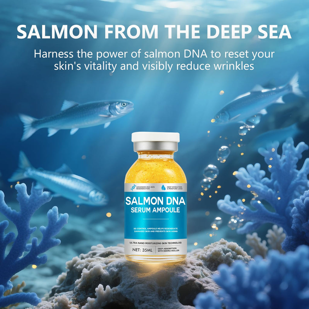 Prettypum Salmon DNA Ampoule – Microneedling Serum with Collagen, Glutathione & Hyaluronic Acid