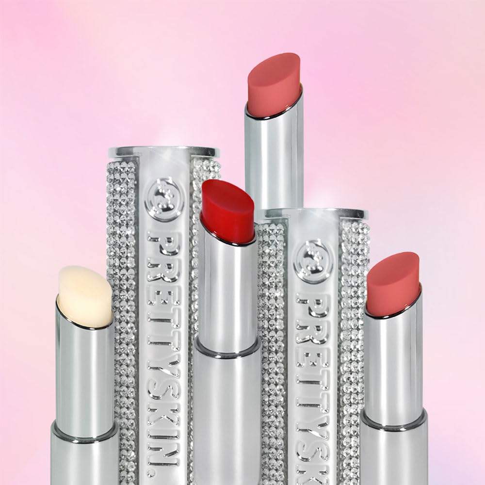 PRETTYSKIN Hydrating Tinted Lip Balm – Aura Coral | Lightweight, Non-Sticky Lip & Cheek Tint