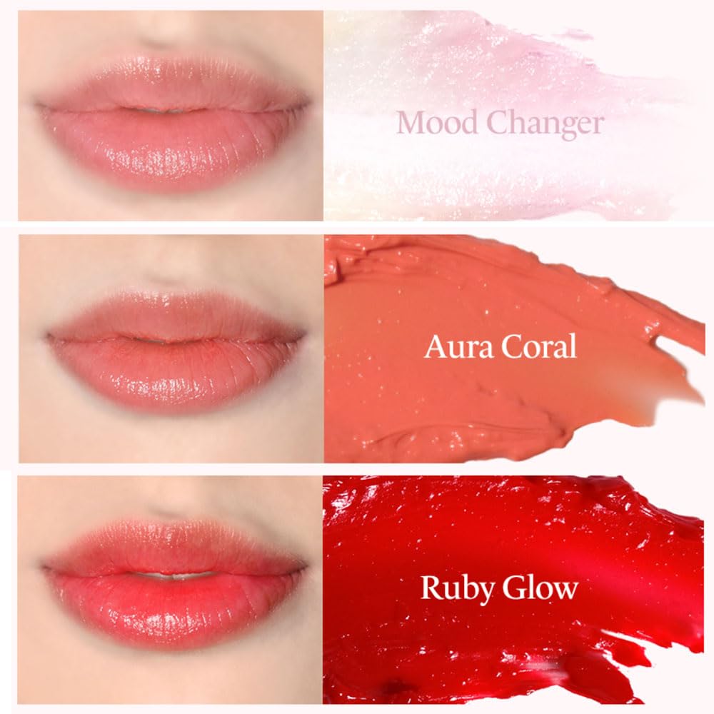 PRETTYSKIN Hydrating Tinted Lip Balm – Aura Coral | Lightweight, Non-Sticky Lip & Cheek Tint