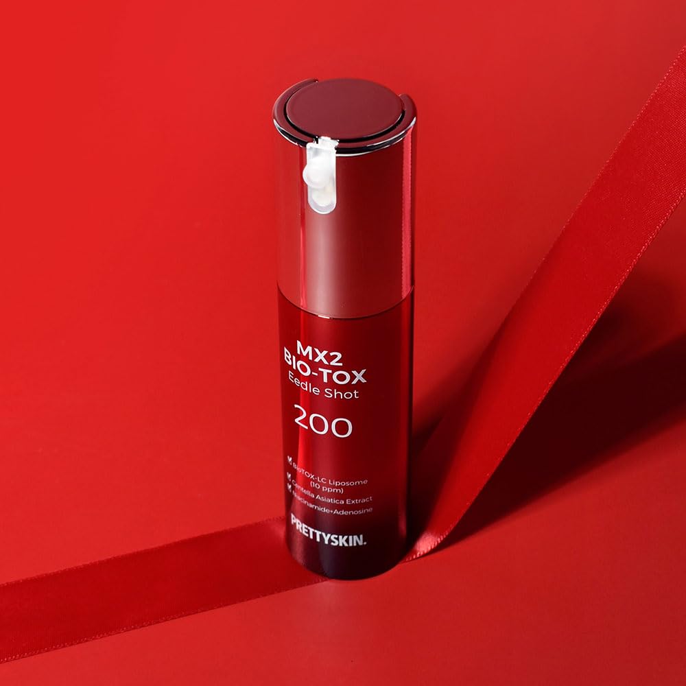 PRETTYSKIN MX2 Bio-Tox Facial Serum – Eedle Shot, 1.16 oz