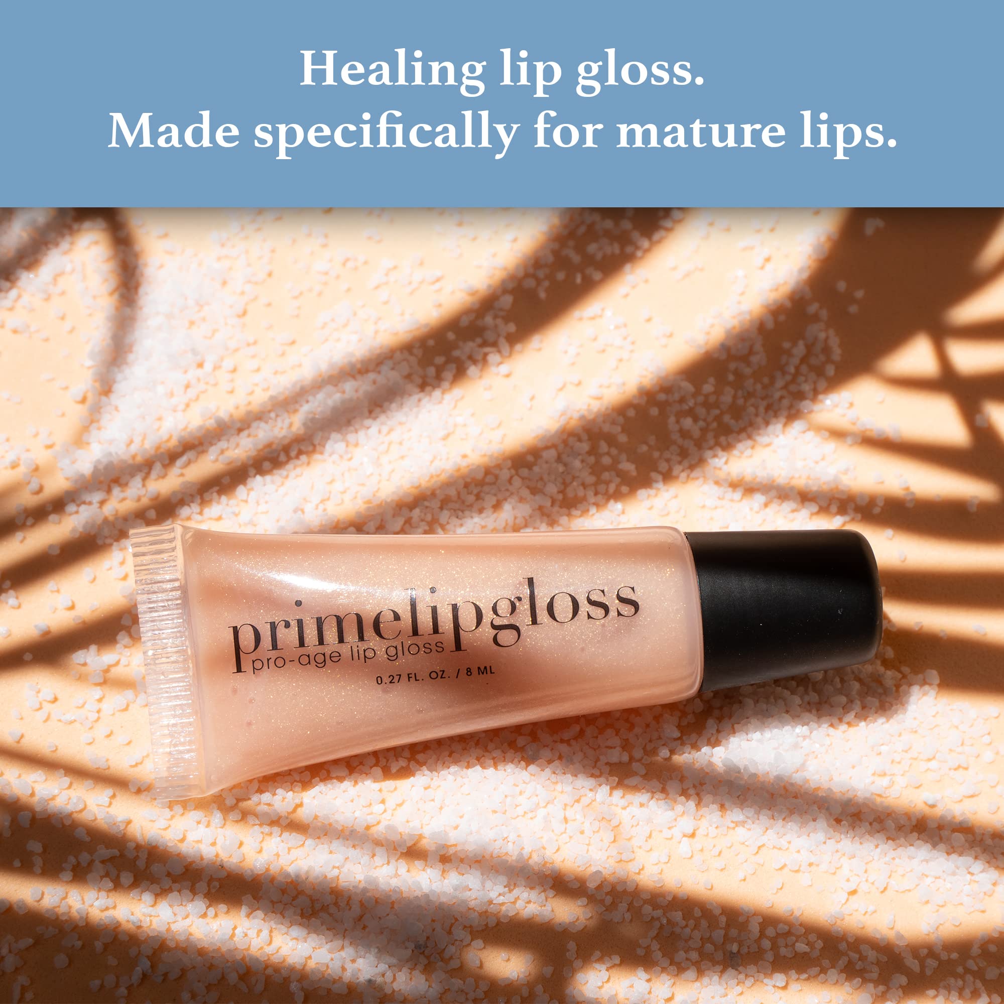 PrimeLip Gloss for Mature Lips – Lightweight, Non-Sticky, Unscented Plump & Hydration | PRIME PROMETICS