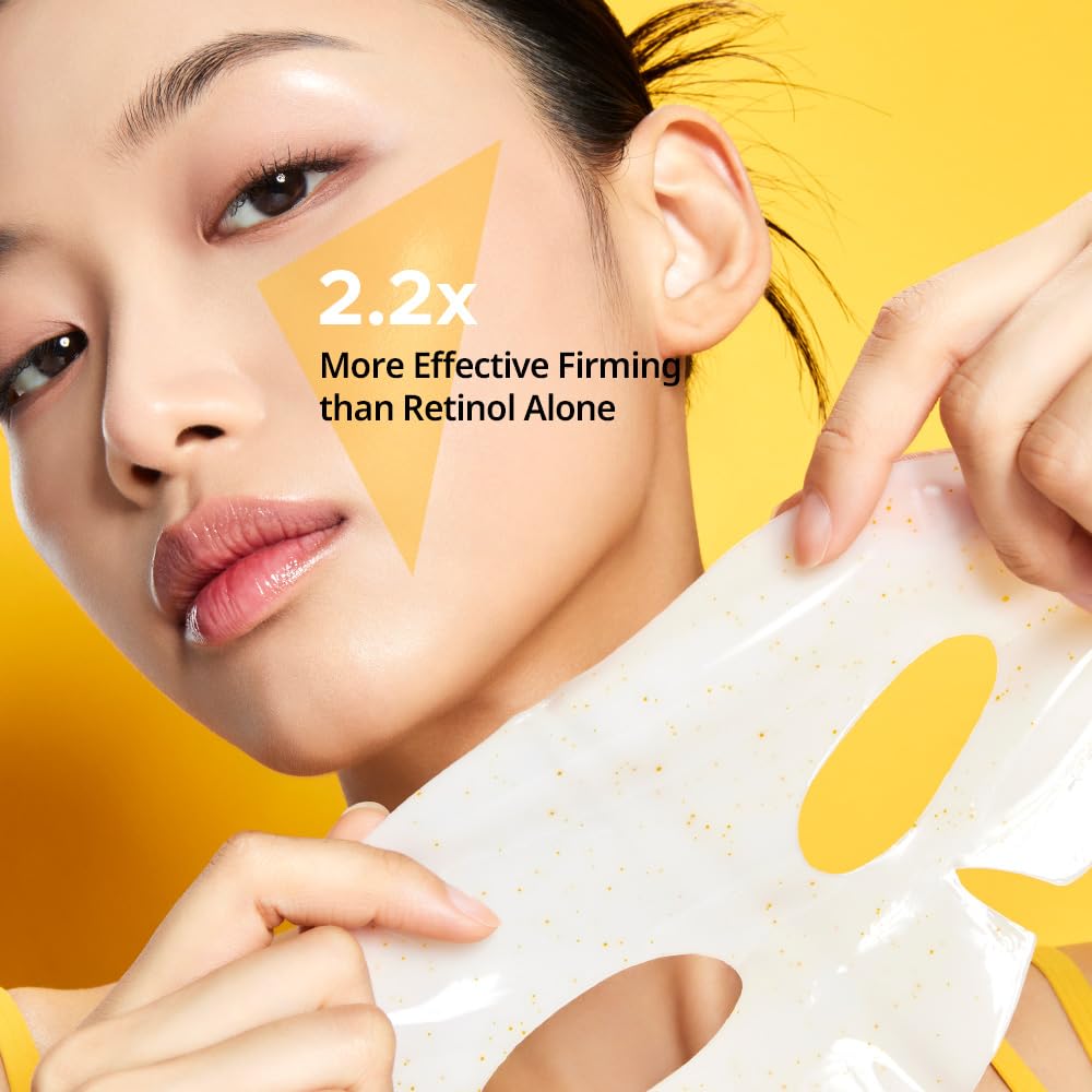 Primera PRMR Vitatinol Serum Gel Mask – Overnight Hydration, Vitamin C & Retinol, Hydrogel Mask Set 34g x 10