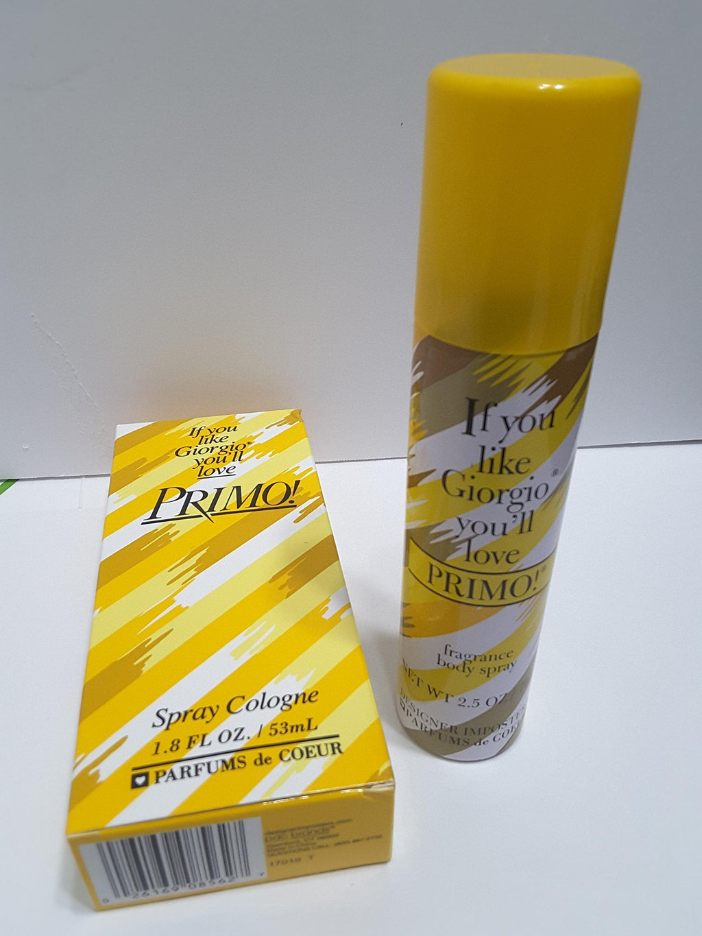 Primo by Parfums De Coeur – Women’s Cologne Spray 1.8 oz + Fragrance Deodorant Body Spray 2.5 oz Bundle