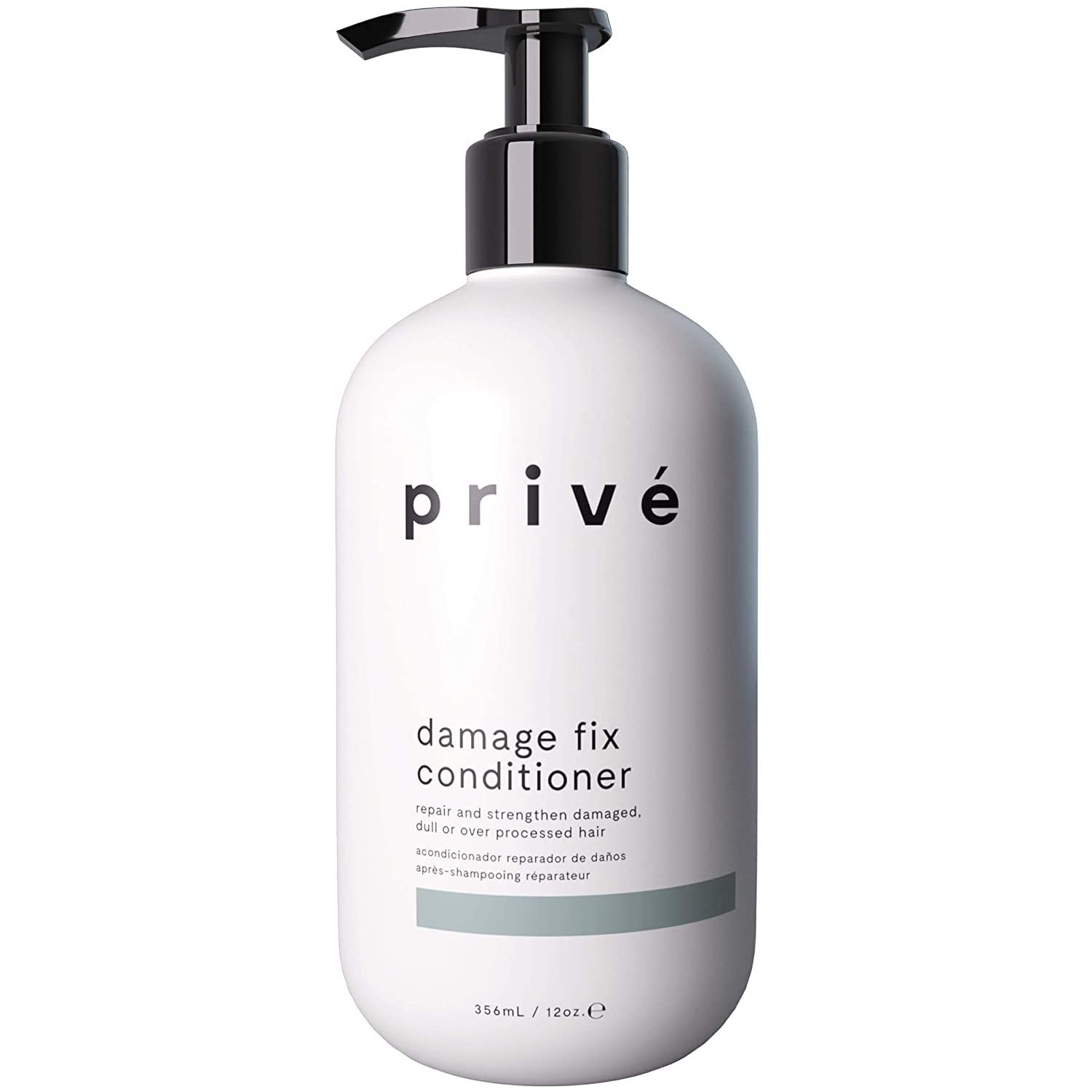 Prive Damage Fix Conditioner - Nourishes Dry and Over-Processed Hair From Within | 12 oz