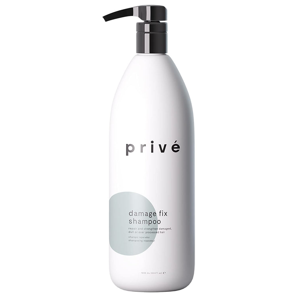 Privé Damage Fix Shampoo – Sulfate-Free Repair for Damaged Hair (33.8 oz)