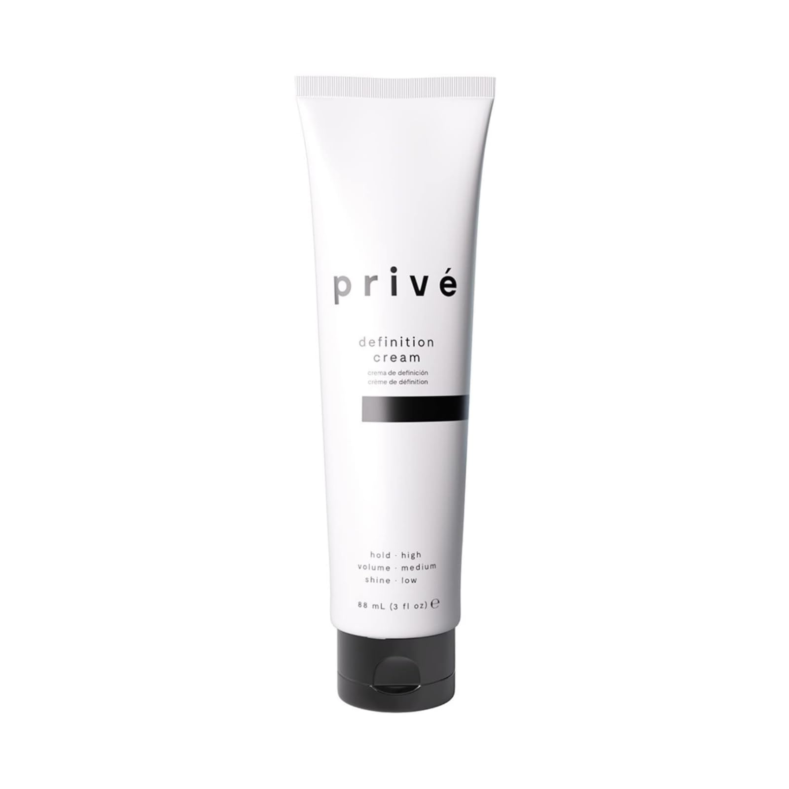 Privé Definition Hair Cream – High Hold Styling, Smoothing & Frizz Control (3 oz) | Prive