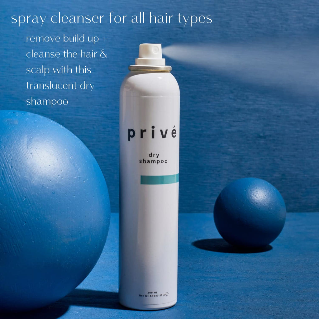 Privé Dry Shampoo Spray | Volumizing, Oil-Absorbing & Texturizing