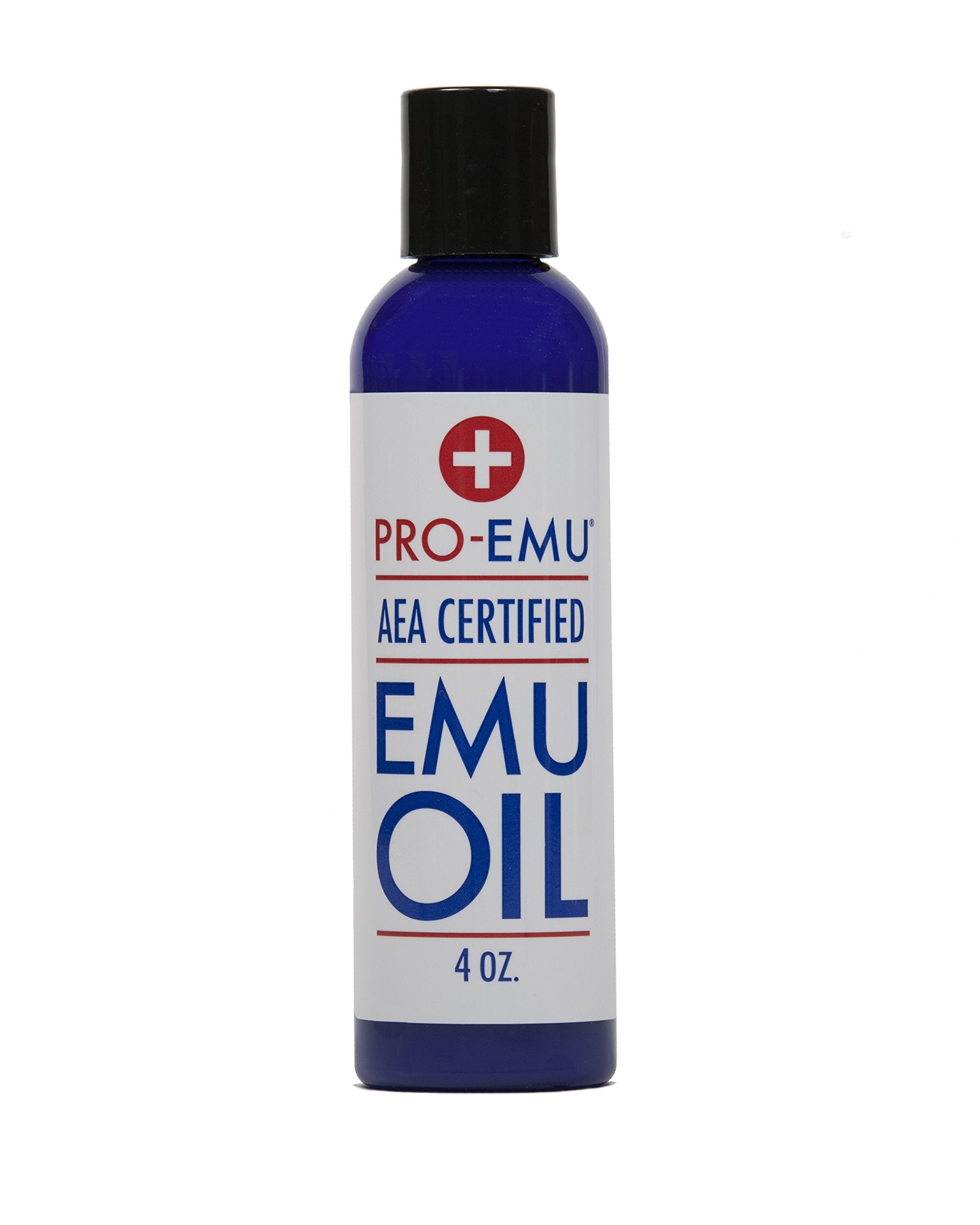 Pro Emu Oil (4 oz) – All Natural Emu Oil, AEA Certified, Made in USA for Face, Skin, Hair & Nails