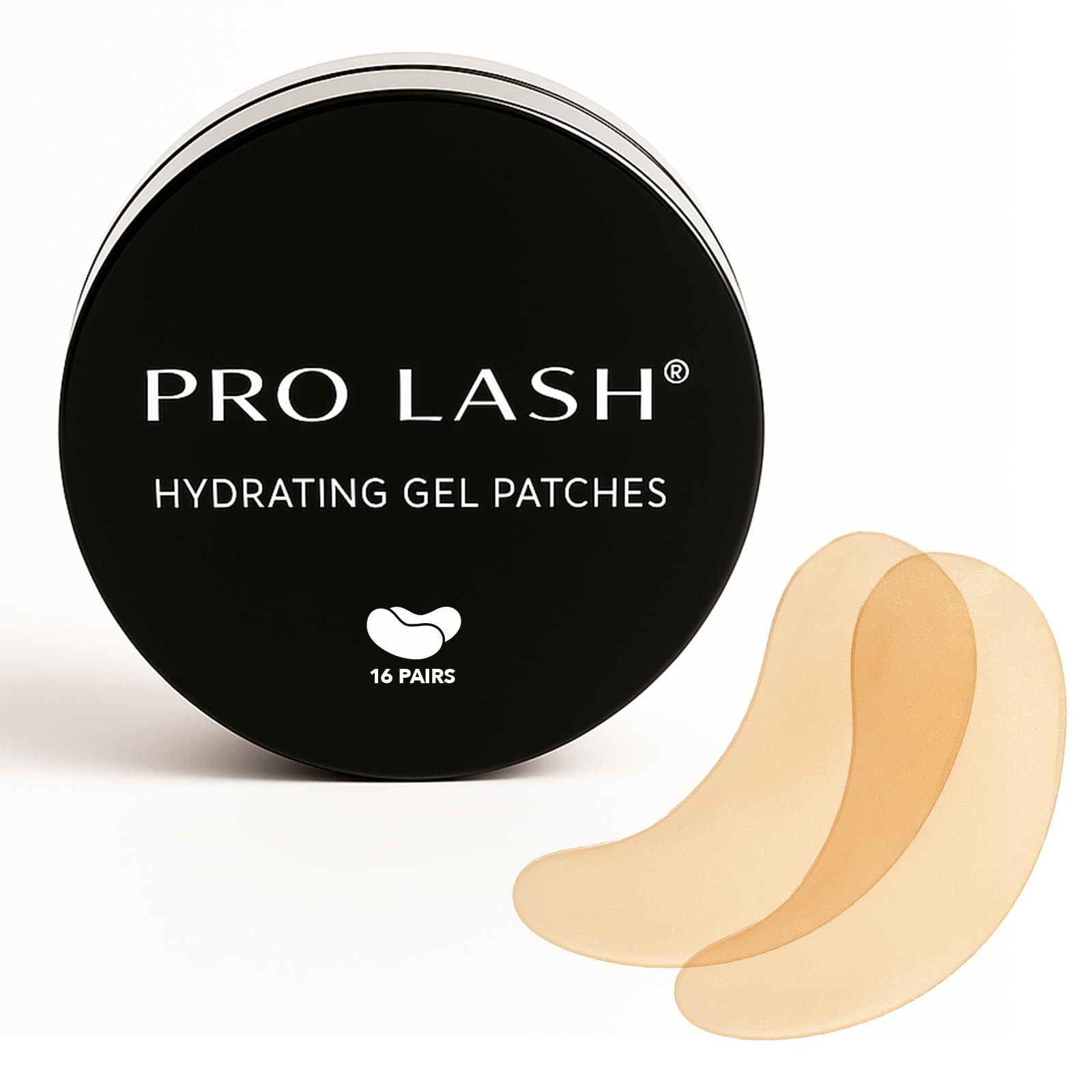 Pro Lash Hydrating Gel Under Eye Patches – Cucumber, Hyaluronic Acid, Caffeine & Vitamin B5 (16 Pairs) | All Skin Types