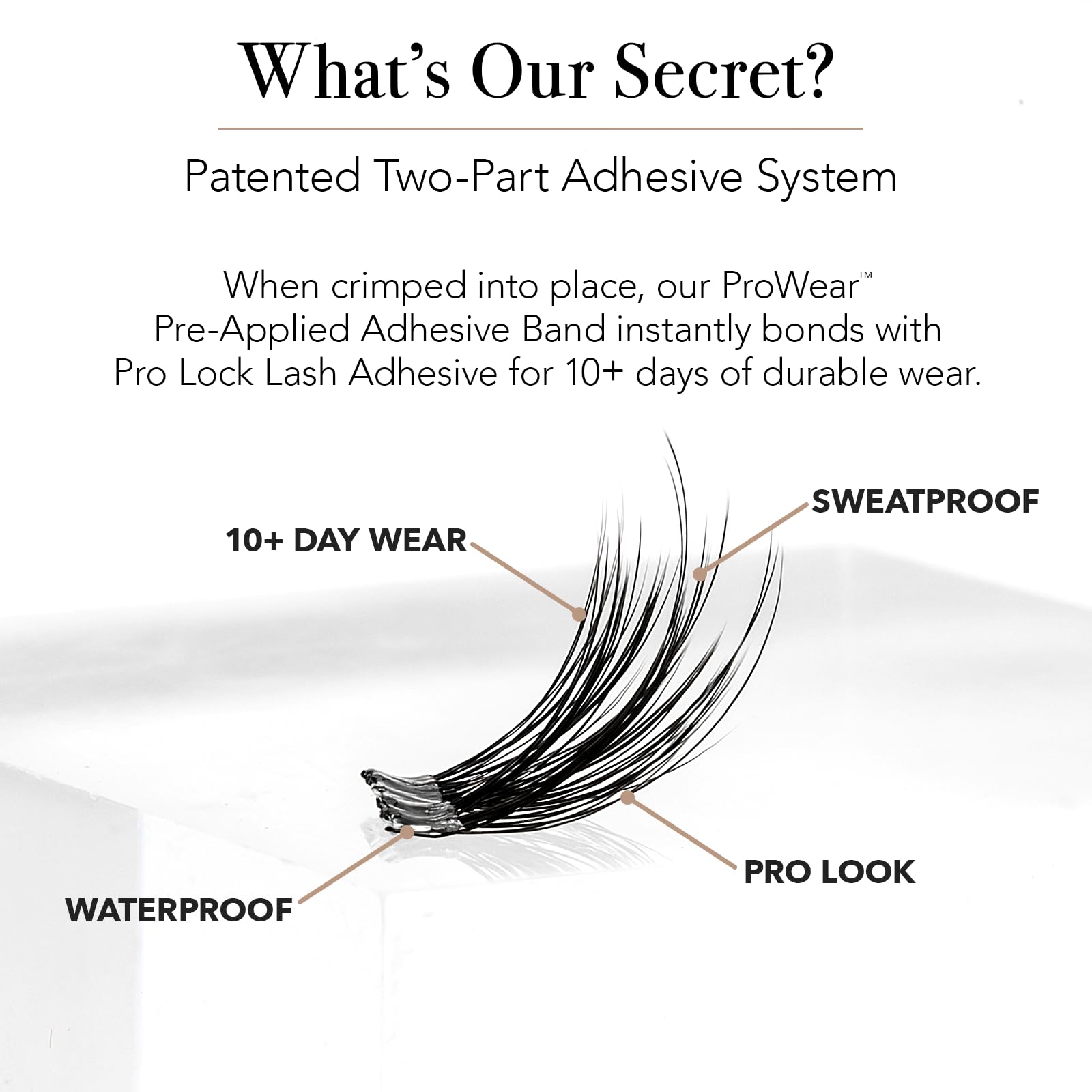 Pro Lash ProWear Lash Clusters No.06 Cocoa – Easy Application, 10+ Day Wear