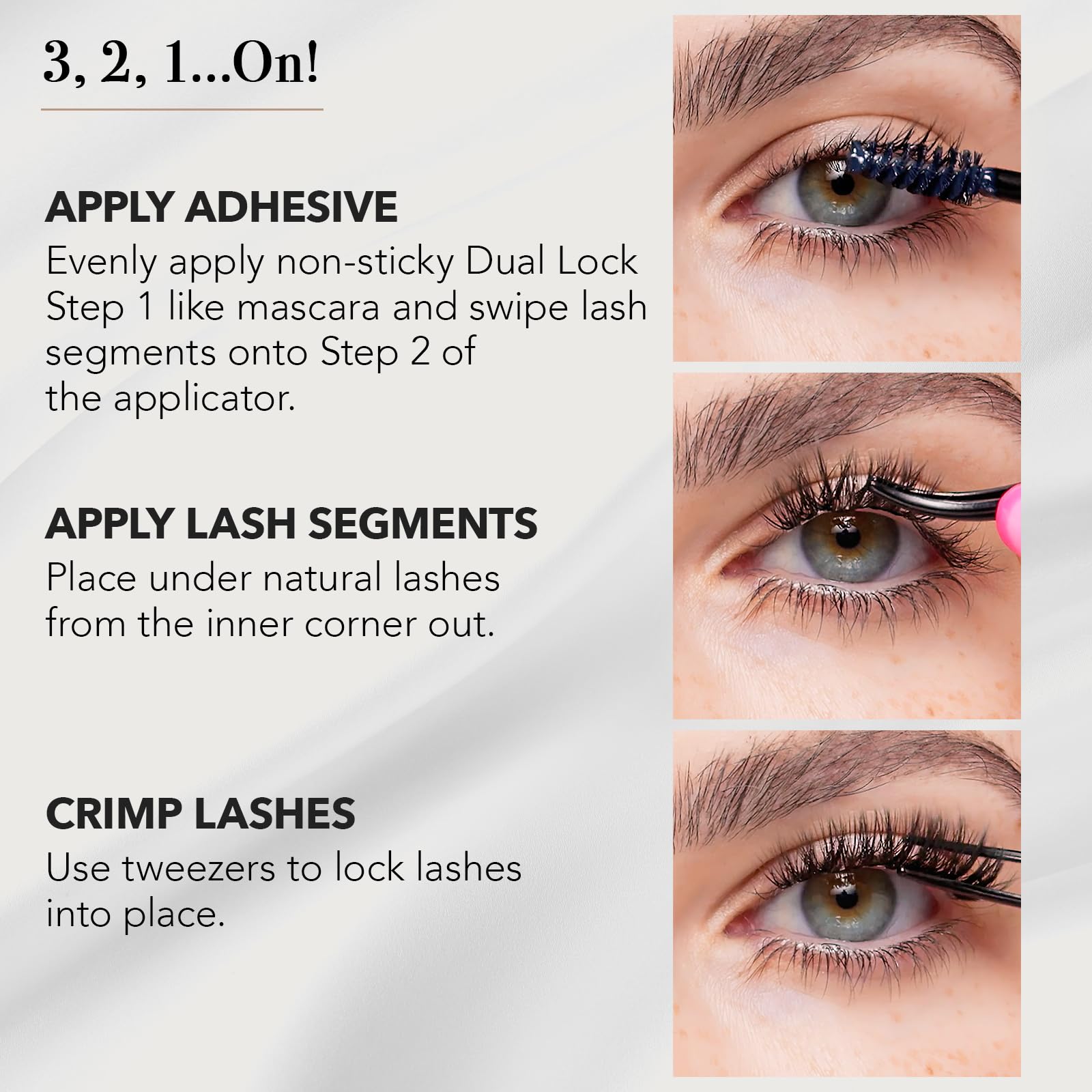 Pro Lash SoftWear Mini Lash Clusters Kit — Lightweight, Seamless 7-Day Lash Extensions | Classic No. 01 Black