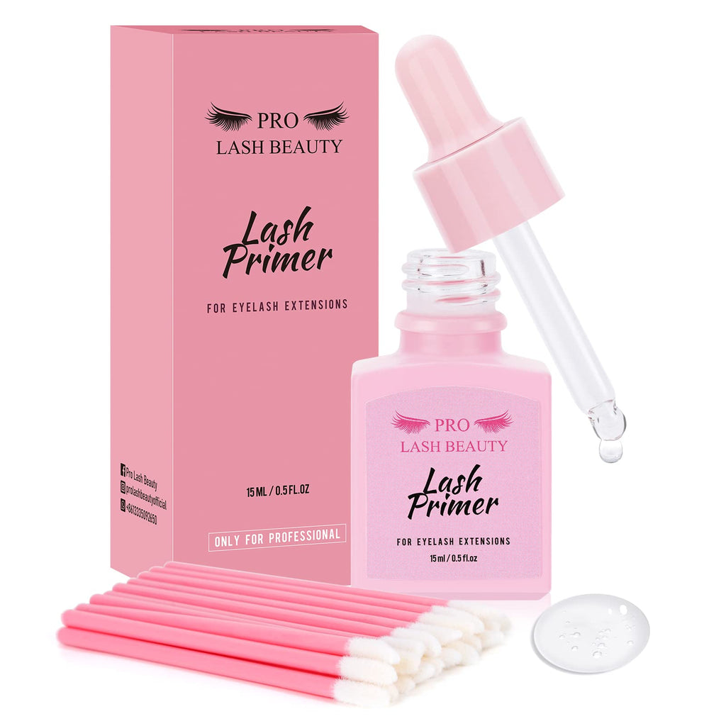 PRO LASHBEAUTY Lash Primer 15ml – Pre-Treatment for Lash Extensions, Bonding & Retention